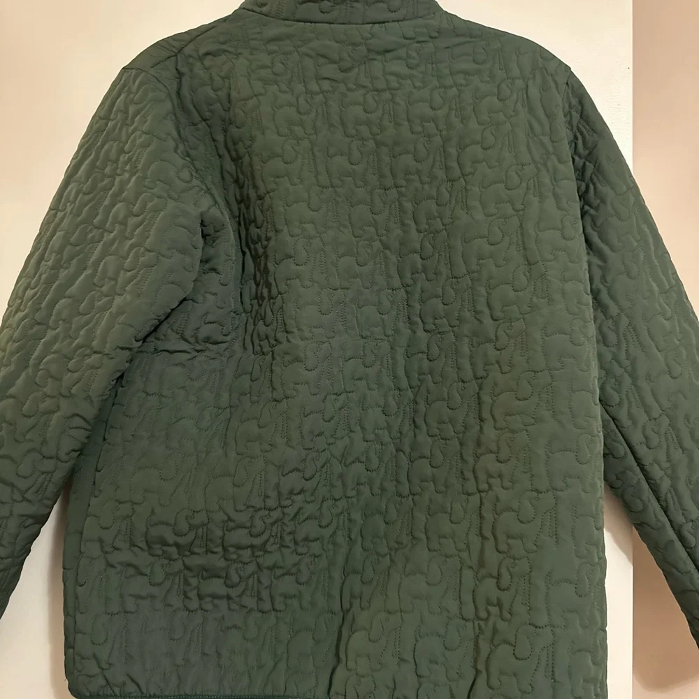 Puffer & Love Women's Green Quilted Jacket - Picture 4 of 5
